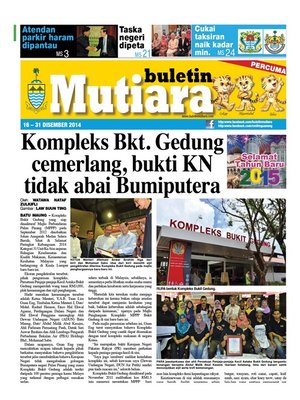 cover image of Buletin Mutiara 16-31 Dec 2014